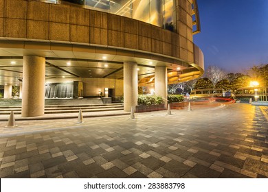 Empty Space And Modern Building Exterior