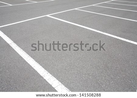 Empty Space in a Parking Lot