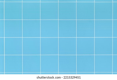 Empty Square Ceramic Tile Wall For Mockup Product Display.
