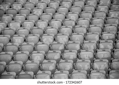 empty, stadium seats background