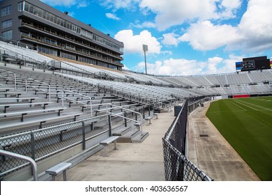 Empty Stadium Seats In Florida, Orlando.