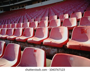 empty stadium stands