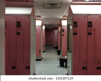 Empty Staff Changing Room Locker Room Stock Photo 1355397119 | Shutterstock