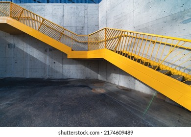 empty stairs beside the modern architecture  - Powered by Shutterstock