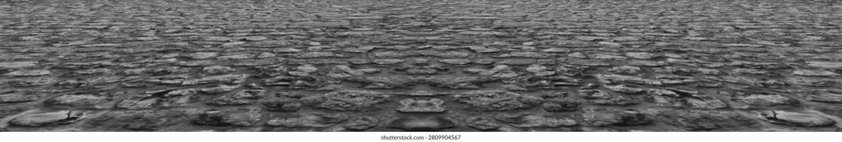empty stone floor top in perspective. grey tile floor background in perspective view. line. empty copy space stone street. pavement. Granite outdoor tiled floor. gray granite. Marble texture