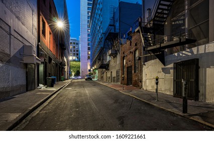 Empty street downtown San Francisco  - Shutterstock ID 1609221661