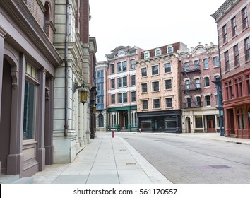 Empty Street Of The Old Town