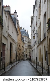 An Empty Street In Paris