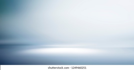 Empty studio gradient background and display product