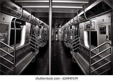 Empty Subway Car