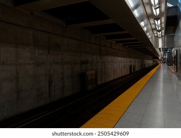 Empty Subway Station Platform Metro - Powered by Shutterstock