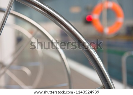 Similar – Image, Stock Photo twilight turn Harbour Rope