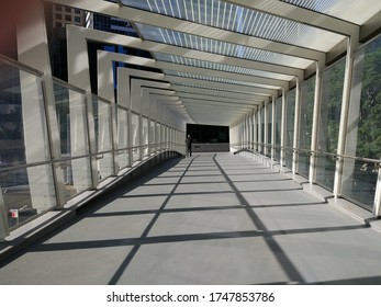 Empty Sydney City Cross Road Tunnel Near The Barangaroo Business District