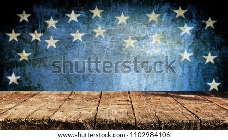 Empty table background