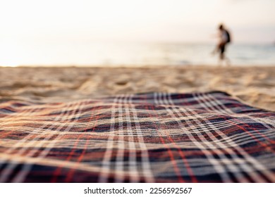 empty tablecloth on the beach  - Powered by Shutterstock