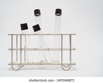 Empty Test Tube In Rack