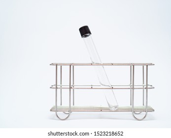 Empty Test Tube In Rack