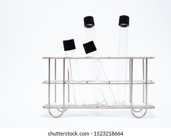 Empty Test Tube In Rack