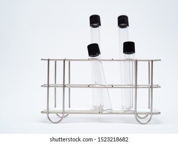 Empty Test Tube In Rack