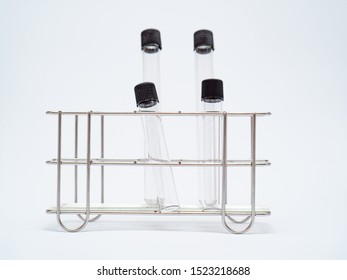 Empty Test Tube In Rack