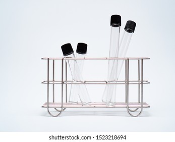 Empty Test Tube In Rack