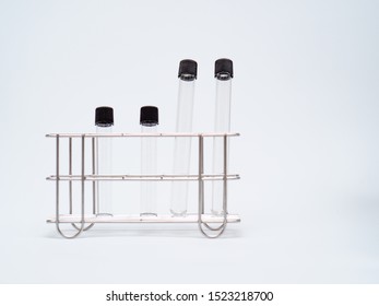 Empty Test Tube In Rack