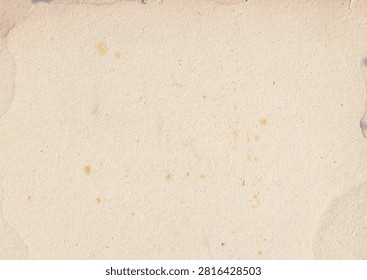 empty textured pattern background design for craft projects - Abstract organic old aged vintage beige handmade paper cardboard craft paper texture with recycled inclusions, subtle fiber and small colorful flecks