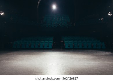 empty theater stage
