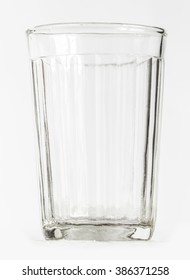 Empty Thick Glass Tumbler