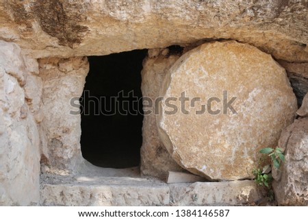 Empty Tomb Easter Jesus Resurrection Stock photo © 