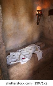 Empty Tomb Of Jesus At The Holy Land