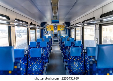 Empty train car from inside - Powered by Shutterstock - Get 15% off with code: PIKWIZARD15