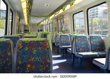 Empty Train Melbourne Australia 2020