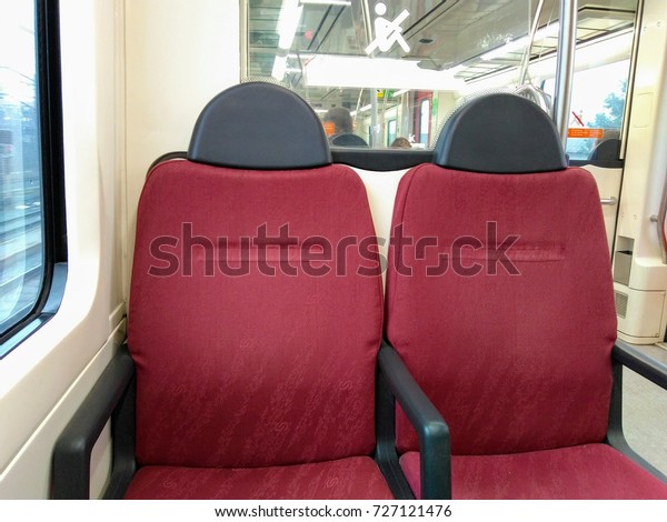 Empty train\
seats