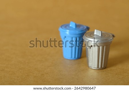Empty Trash Can Isolated – Clean Environment and Recycling Concept