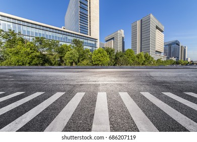 Empty Urban Road Buildings Stock Photo 686207119 | Shutterstock