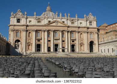 Empty Vatican In Summer 2017