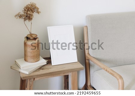 Similar – Image, Stock Photo Artistic display of dried flowers and a yellow net on fabric