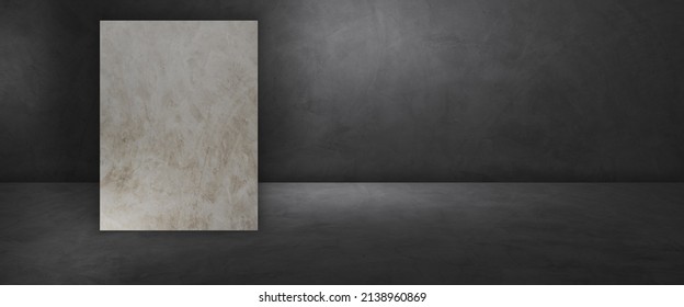 Empty wall room studio and floor with spotlight and wall frame Background for advertising stage for editing montage display products and text present on free space Backdrop 