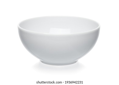 Empty white bowl isolated on white background - Shutterstock ID 1936942231