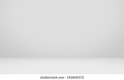 Empty white gray color texture pattern cement wall studio background. Used for display products sale online. - Shutterstock ID 1924635572