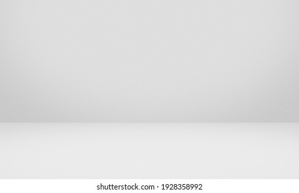 Empty white gray color texture pattern cement wall studio background  Used for presenting cosmetic nature products for sale online 