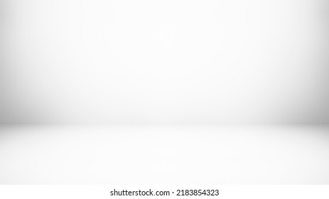 Empty white studio background. Design for displaying product. - Shutterstock ID 2183854323