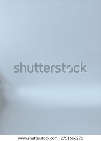 Empty white studio background with soft natural lighting. Plain white textured surface providing a clean minimalist backdrop for product placement and graphic design projects