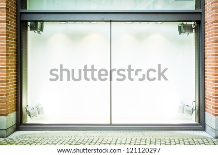 Similar – Image, Stock Photo empty windows of a damaged house in Ukraine
