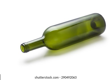 Empty wine bottle 