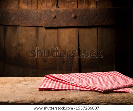 Similar – empty old wooden cutting board