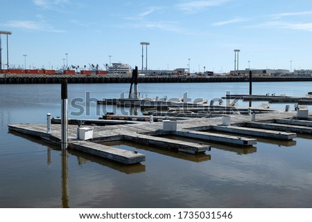 Similar – Image, Stock Photo train port Industry