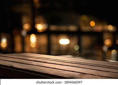 Empty Brown Wooden Floor Wooden Terrace Stock Photo (Edit Now) 1133887574