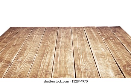 Empty wooden table top - Shutterstock ID 132844970